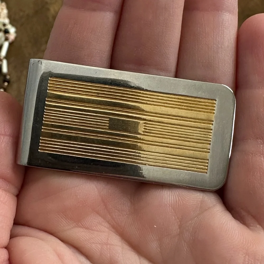 Silver and Gold Money Clip